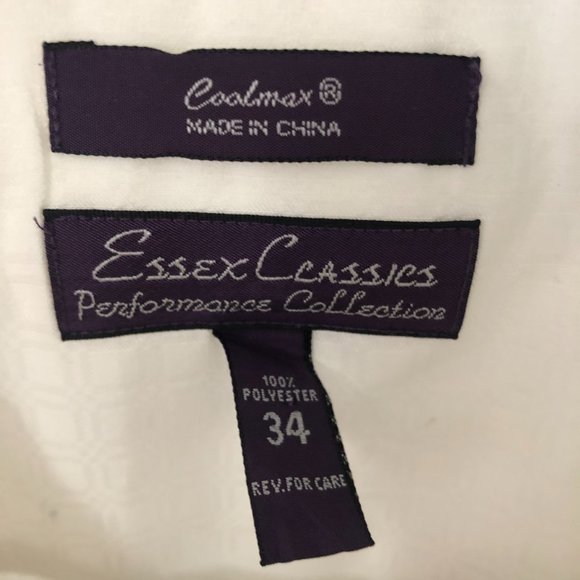 Essex Classics Coolmax White Show Shirt - Picture 2 of 8